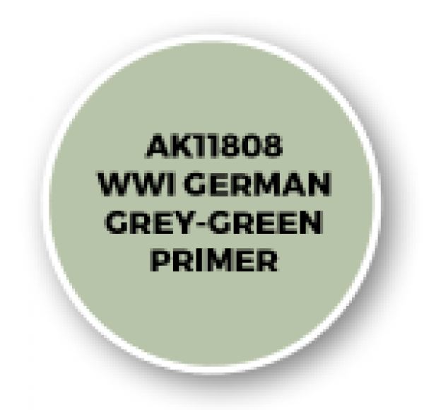 AK-Interactive: 3rd Gen Acrylics: AIR Series - WWI German Grey-Green Primer