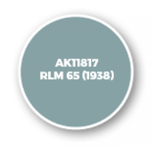 AK-Interactive: 3rd Gen Acrylics: AIR Series - RLM 65 (1938)