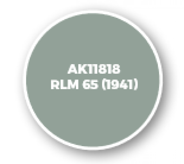 AK-Interactive: 3rd Gen Acrylics: AIR Series - RLM 65 (1941)