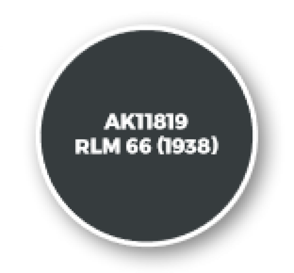 AK-Interactive: 3rd Gen Acrylics: AIR Series - RLM 66 (1938)