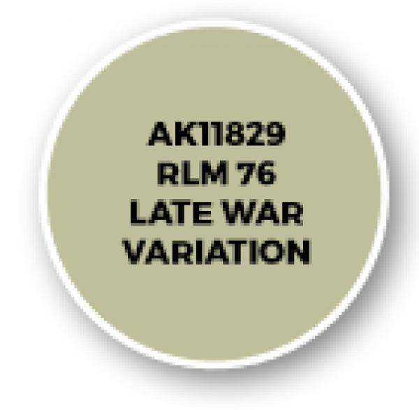 AK-Interactive: 3rd Gen Acrylics: AIR Series - RLM 76 Late War Variation