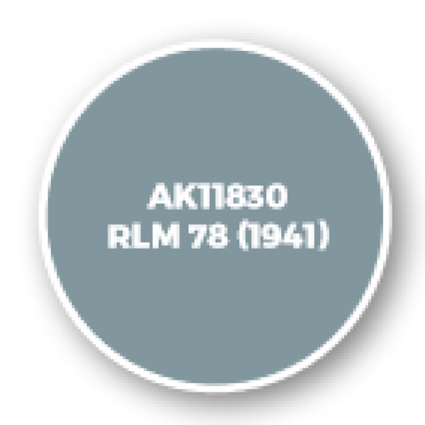 AK-Interactive: 3rd Gen Acrylics: AIR Series - RLM 78 (1941)