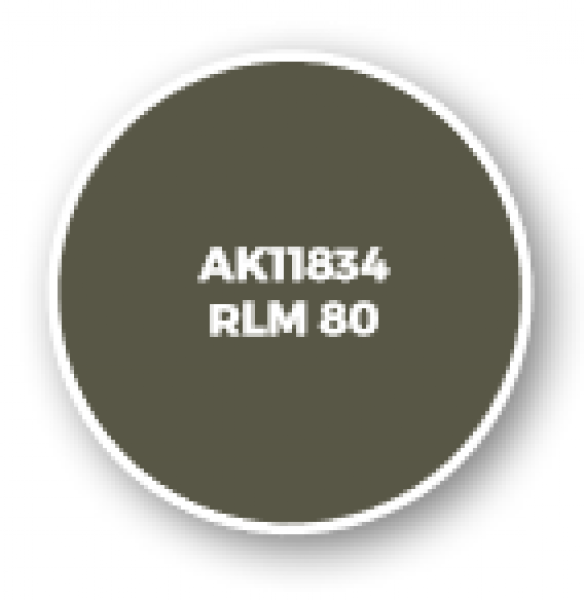 AK-Interactive: 3rd Gen Acrylics: AIR Series - RLM 80