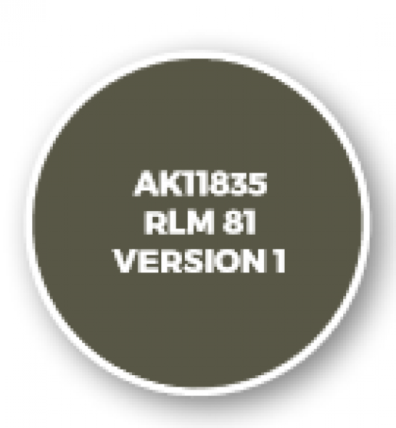AK-Interactive: 3rd Gen Acrylics: AIR Series - RLM 81 Version 1