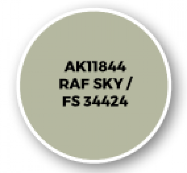 AK-Interactive: 3rd Gen Acrylics: AIR Series - RAF Sky / FS 34424