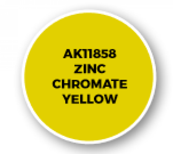 AK-Interactive: 3rd Gen Acrylics: AIR Series - Zinc Chromate Yellow