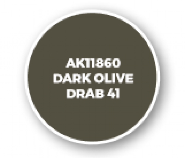AK-Interactive: 3rd Gen Acrylics: AIR Series - Dark Olive Drab 41