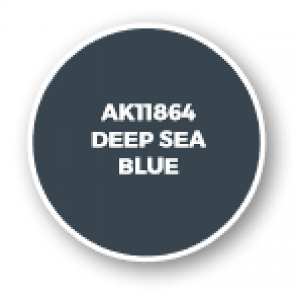 AK-Interactive: 3rd Gen Acrylics: AIR Series - Deep Sea Blue