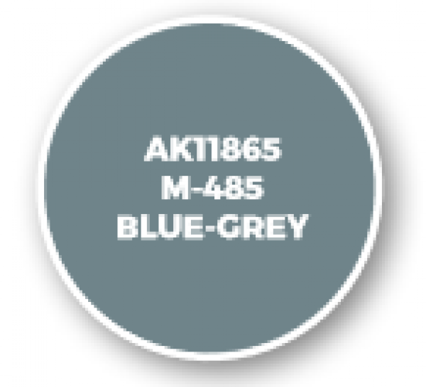 AK-Interactive: 3rd Gen Acrylics: AIR Series - M-485 Blue-Grey