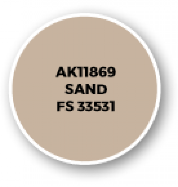 AK-Interactive: 3rd Gen Acrylics: AIR Series - Sand FS 33531