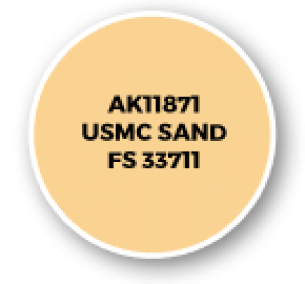 AK-Interactive: 3rd Gen Acrylics: AIR Series - USMC Sand FS 33711