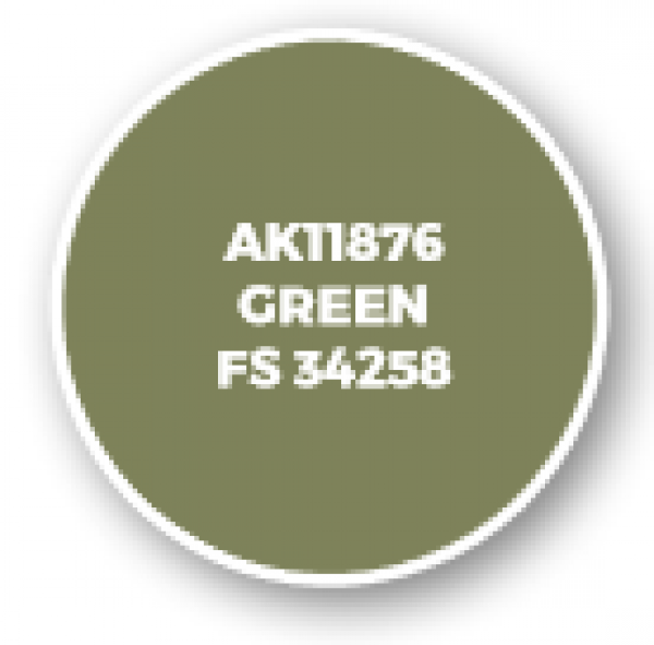 AK-Interactive: 3rd Gen Acrylics: AIR Series - Green FS 34258