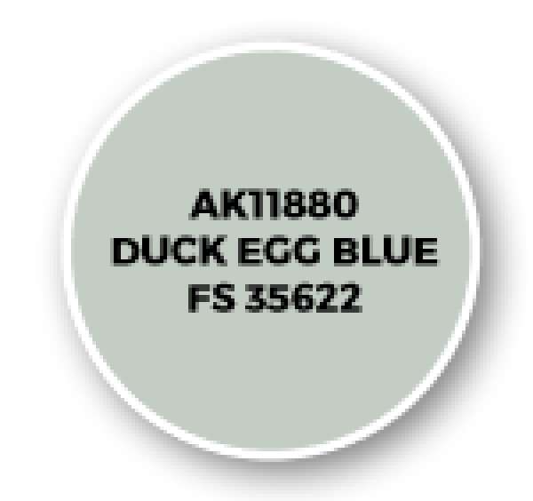 AK-Interactive: 3rd Gen Acrylics: AIR Series - Duck Egg Blue FS 35622