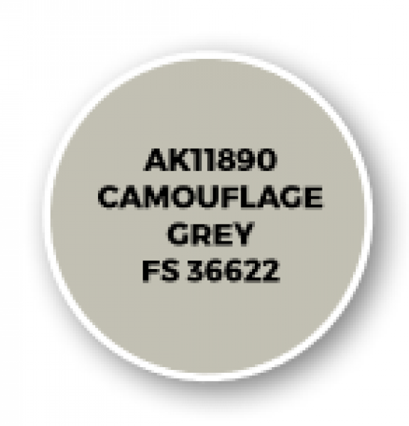 AK-Interactive: 3rd Gen Acrylics: AIR Series - Camouflage Grey FS 36622
