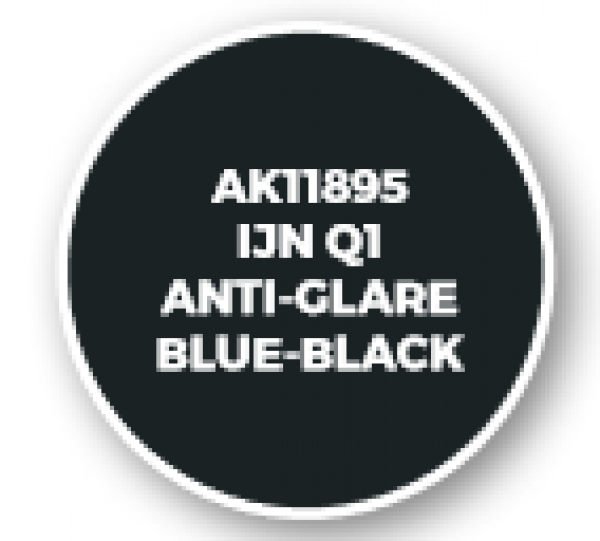 AK-Interactive: 3rd Gen Acrylics: AIR Series - IJN Q1 Anti-Glare Blue-Black
