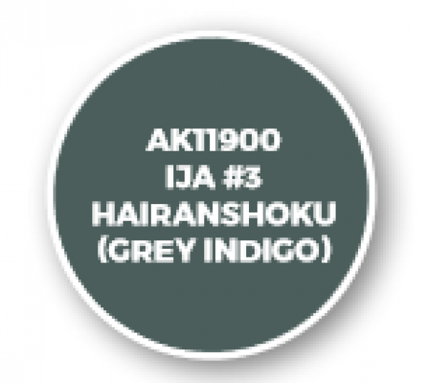 AK-Interactive: 3rd Gen Acrylics: AIR Series - IJA #3 Hairanshoku (Grey Indigo)