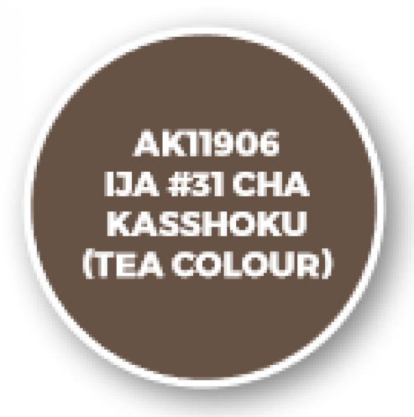 AK-Interactive: 3rd Gen Acrylics: AIR Series - IJA #31 Cha Kasshoku (Tea Colour)