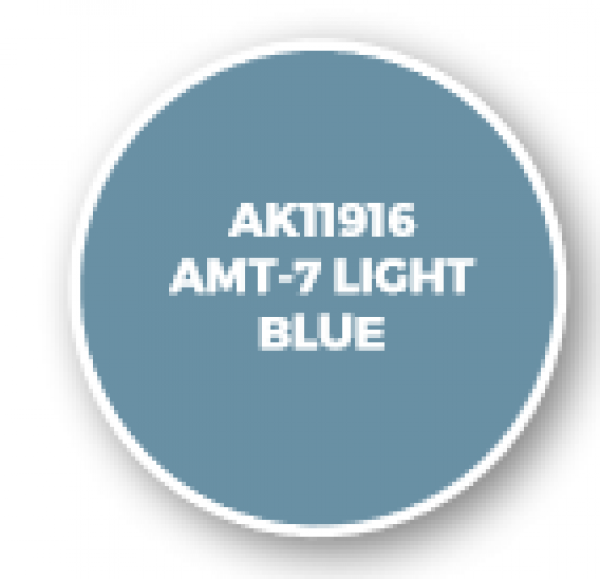 AK-Interactive: 3rd Gen Acrylics: AIR Series - AMT-7 Light Blue