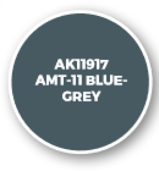 AK-Interactive: 3rd Gen Acrylics: AIR Series - AMT-11 Blue-Grey