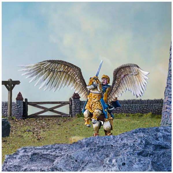 Kings of War: Muster Captain on Winged Aralez