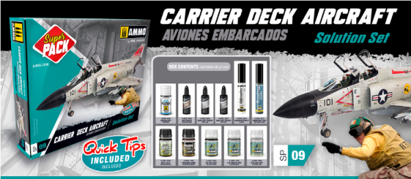 AMMO: (Weathering) Super Pack - Carrier Deck Aircraft Solution Set
