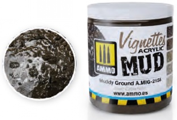 AMMO: Vignettes Acrylic Texture - Muddy Ground (100ml)