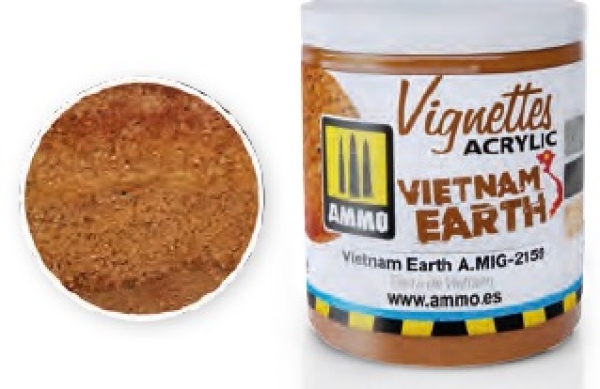 AMMO: Vignettes Acrylic Texture - Vietnam Earth (100ml)