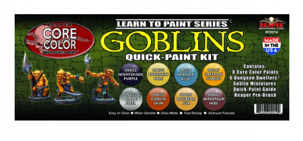 Reaper Learn to Paint Series: Goblins Quick-Paint Kit