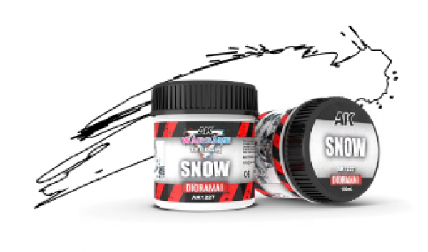 AK-Interactive: Battle Ground Terrain Textures - Snow (100ml)