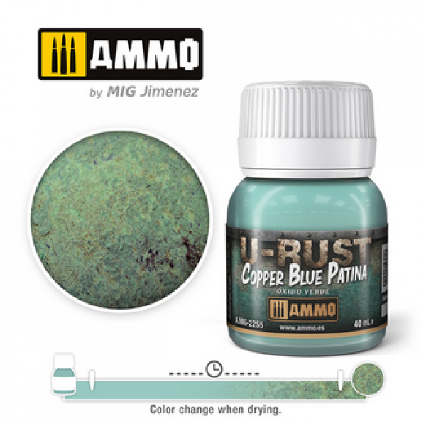 AMMO: U-RUST Copper Blue Patina (40ml)