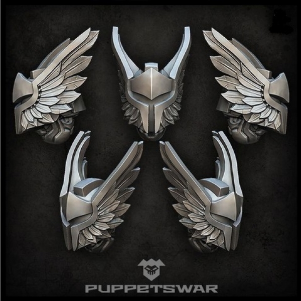 Puppetswar: (Accessory) Angel Helmets (5)