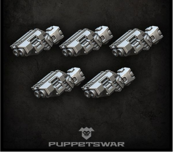 Puppetswar: (Accessory) Assault Handguns (left) (5)