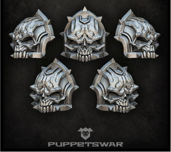 Puppetswar: (Accessory) Skull Shoulder Pads (5)