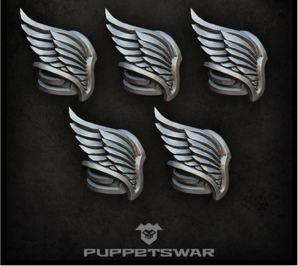 Puppetswar: (Accessory) Wing Shoulder Pads (right) (5)