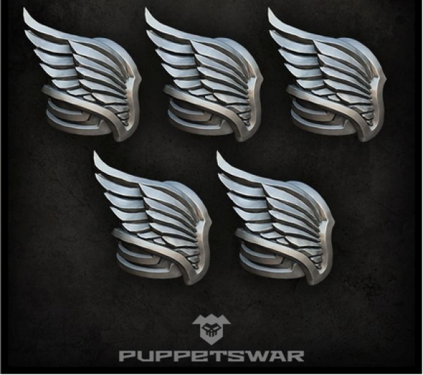 Puppetswar: (Accessory) H.I. Wing Shoulder Pads (right) (5)