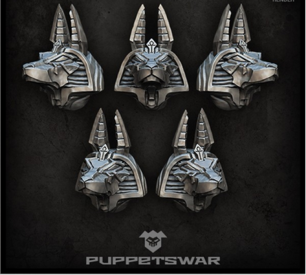 Puppetswar: (Accessory) Anubis Heads (5)