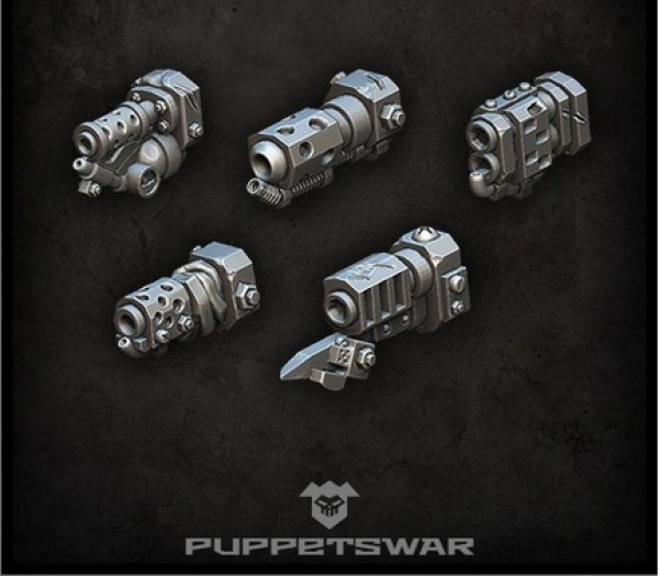 Puppetswar: (Accessory) Orc Flame Gun Tips (5)