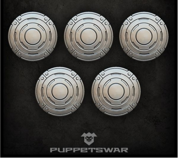 Puppetswar: (Accessory) Hero Shields (left) (5)