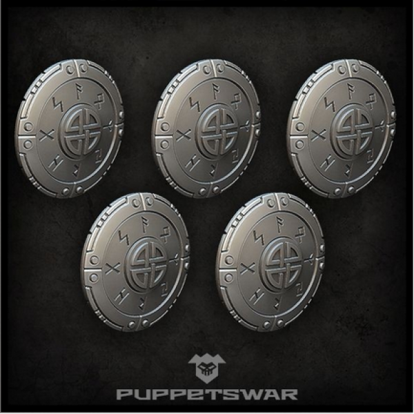 Puppetswar: (Accessory) Runic Shields (left) (5)