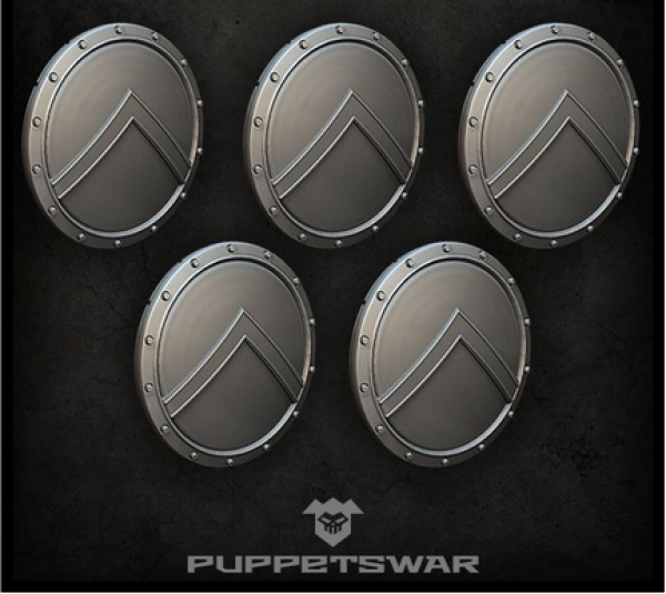 Puppetswar: (Accessory) Spartan Shields (left) (5)