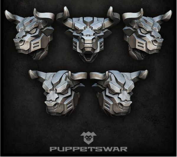 Puppetswar: (Accessory) Bull Helmets (5)