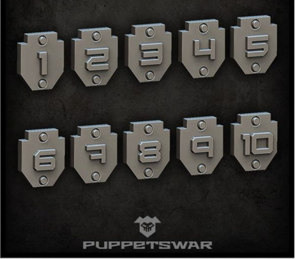 Puppetswar: (Accessory) Tactical Division Shields (10)