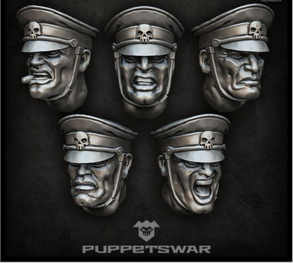 Puppetswar: (Accessory) Honour Guard Heads (5)