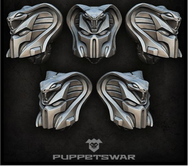 Puppetswar: (Accessory) Cobra Helmets (5)
