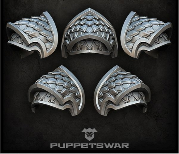 Puppetswar: (Accessory) H.I. Scales Shoulder Pads (5)