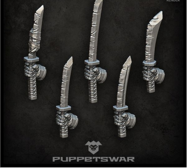 Puppetswar: (Accessory) Orc Katanas (right) (5)
