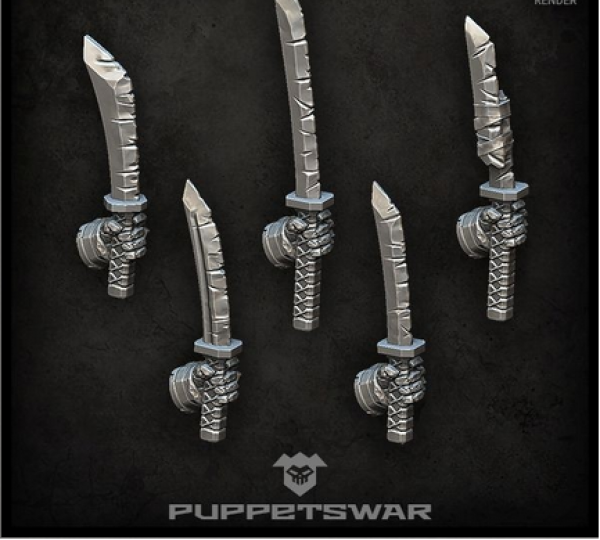 Puppetswar: (Accessory) Orc Katanas (left) (5)