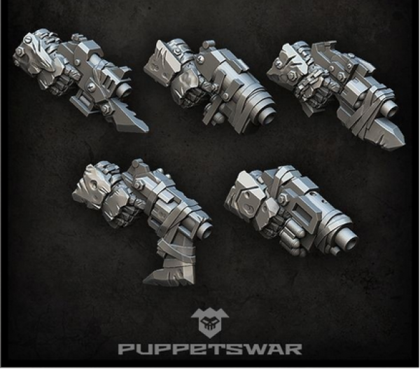 Puppetswar: (Accessory) Orc Pistols (right) (5)