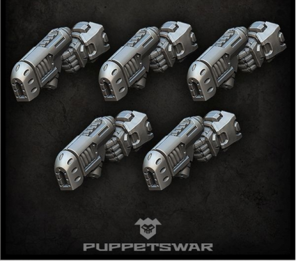 Puppetswar: (Accessory) Plasma Pistols (left) (5)