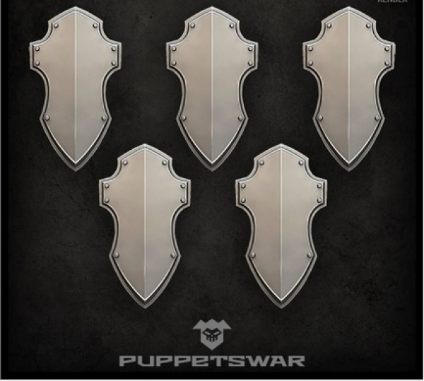 Puppetswar: (Accessory) Gothic Shields (left) (5)